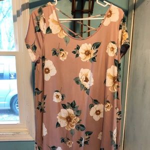 Mauve Floral Tunic